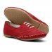 Tenis Oxford Feminino Couro Cadarço Texturizado Salto Baixo Palmilha Conforto Leve