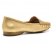 Mocassim de Couro Feminino Liso Palmilha Conforto Macia Trabalho Resistente