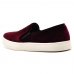 Slip On Tenis Slipper Couro Feminino Camurça Moderno Sola Borracha Palmilha Conforto