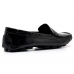 Sapatilha Mocassim Drive em Couro Verniz Feminino Solado Borracha Calce Facil Elegante Trabalho