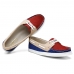 Dockside Sider Colorido Feminino Calce Facil Couro Casual Para Passear Trabalhar Palmilha Macia