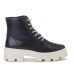 Bota Tratorada Couro Coturno Inverno Feminino Solado Borracha Palmilha Conforto