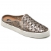 Mule Babuche Feminino Couro Calce Facil Solado Borracha Confortavel Tecido Antitranspirante